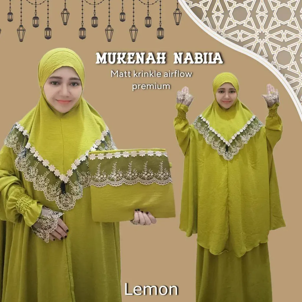 Mukena sambungan tangan